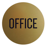 Circle OFFICE Wall / Door Sign