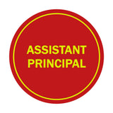 Signs ByLITA Circle Assistant Principal Sign