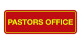 Signs ByLITA Standard Pastors Office Sign