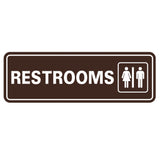 Standard Restrooms Sign