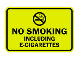 Signs ByLITA Classic Framed No Smoking Including E-Cigarettes Sign