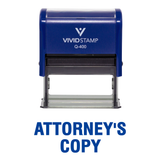 Attorney's Copy Self Inking Rubber Stamp