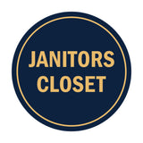 Signs ByLITA Circle Janitors Closet Sign