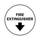 Signs ByLITA Circle Fire Extinguisher Sign