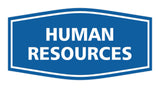 Signs ByLITA Fancy Human Resources Sign with Adhesive Tape, Mounts On Any Surface, Weather Resistant, Indoor/Outdoor Use
