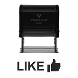 Black LIKE (Thumbs Up) Self Inking Rubber Stamp