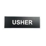 Usher Name Tag