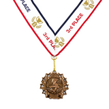 3rd Place Ten Star Bronze Medal Award - Includes Ribbon